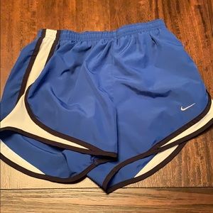 Blue nike shorts